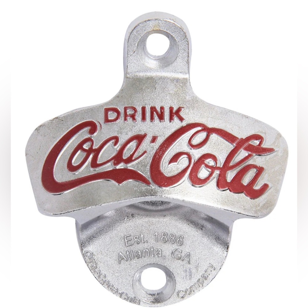 Vintage Coca~Cola Stationary Bottle Opener, Unused In Box